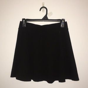 Black skater skirt